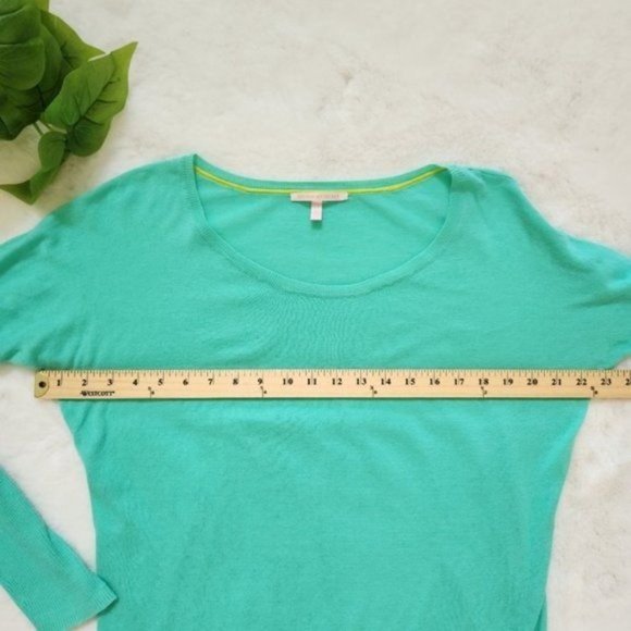 Victoria's Secret Mint Green Long Sleeve Pullover Sweatshirt Size Large - Picture 7 of 9